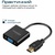 Перехідник HDMI to VGA black Promate (prolink-h2v.black)