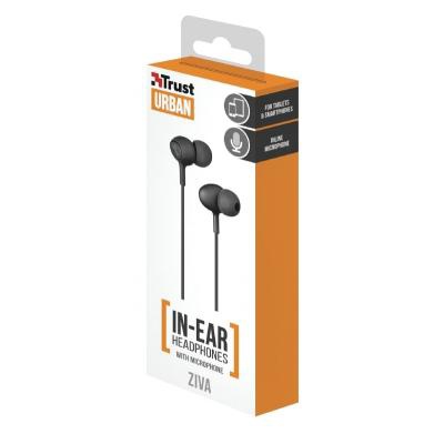 Наушники Trust Ziva Mic Black (21950)