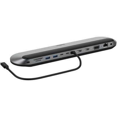 Концентратор Belkin USB-C 11in1 Multimedia Pro Dock (INC014BTSGY)