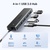 Концентратор Ugreen USB 3.0 to 4хUSB 3.0 0.15m Space Gray CM219 (25851)