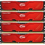 Модуль памяти DDR3 32GB (4x8GB) 2133 MHz Vulcan Red Team (TLRED332G2133HC11AQC01)