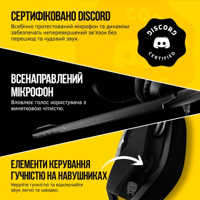 Навушники Corsair Void RGB Elite USB Premium with 7.1 Surround Sound Carbon (CA-9011203-EU)