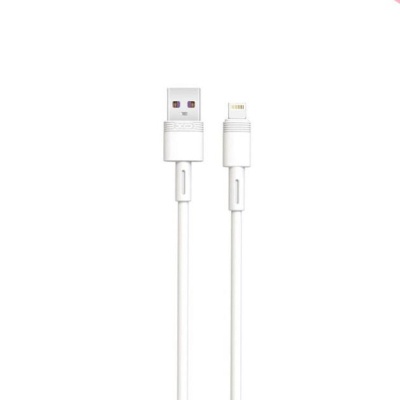 Дата кабель USB 2.0 AM to Lightning 1.0m 5A white XO (XO-NBQ166-L-1-WH)
