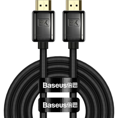 Кабель мультимедийный HDMI to HDMI 3.0m V2.1 Baseus (WKGQ000201)