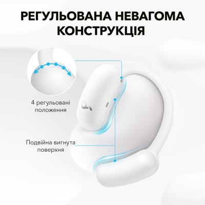 Навушники Anker SoundСore AeroFit 2 White (A3874G21)