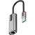 Перехідник USB 3.0 to Ethernet RJ45 1000Mb Aluminum black Vention (CEWHB)