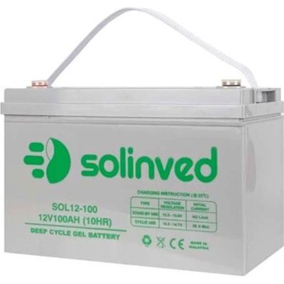 Батарея до ДБЖ Solinved 12V-100Ah, GEL (SLG100-12)