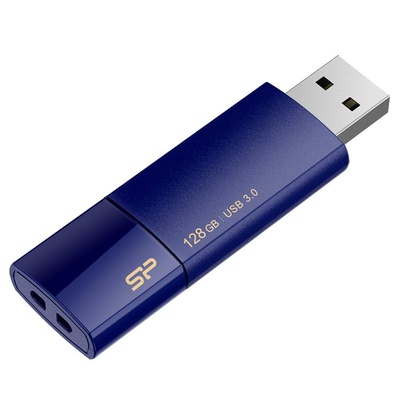 USB флеш накопитель Silicon Power 128GB Blaze B05 Blue USB 3.0 (SP128GBUF3B05V1D)