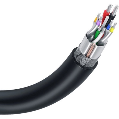 Дата кабель USB 2.0 AM/AM 2.0m US102 black Ugreen (10311)