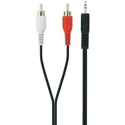 Кабель мультимедийный Jack 3.5mm M/2xRCA 2.0m Belkin (F3Y110bf2M)