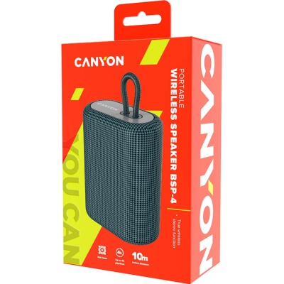 Акустична система Canyon BSP-4 Bluetooth Dark Grey (CNE-CBTSP4DG)