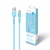 Дата кабель USB 2.0 AM to Type-C 1.2m AL-CBCOLOR-T1BL Blue ACCLAB (1283126518249)