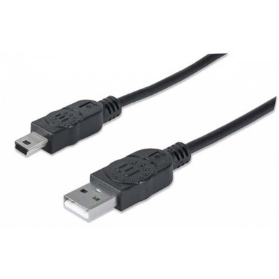 Дата кабель USB 2.0 AM to Mini 5P 1.8m Manhattan (333375)