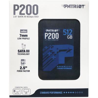 Накопитель SSD 2.5' 512GB Patriot (P200S512G25)