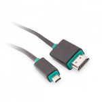 Кабель мультимедийный HDMI A to HDMI D (micro), 1.5m Prolink (РL389-0150)