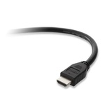 Кабель мультимедийный HDMI to HDMI 1.5m High Speed w/Ethernet Belkin (F3Y017BT1.5MBLK)