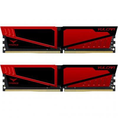 Модуль памяти для компьютера DDR4 8GB (2x4GB) 3000 MHz T-Force Vulcan Red Team (TLRED48G3000HC16CDC01)