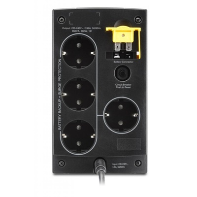 Пристрій безперебійного живлення APC Back-UPS 650VA, Schuko (BC650-RSX761)