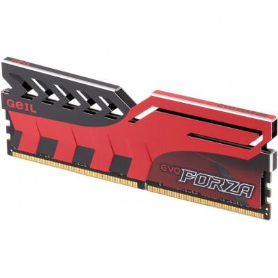 Модуль памяти для компьютера DDR4 16GB (2x8GB) 3000 MHz EVO Forza RED GEIL (GFR416GB3000C16ADC)