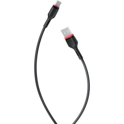 Дата кабель USB 2.0 AM to USB-C 1.0m 2.4A NB-P171 black XO (6920680873685)