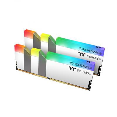 Модуль памяти для компьютера DDR4 16GB (2x8GB) 3200 MHz Toughram White RGB ThermalTake (R022D408GX2-3200C16A)