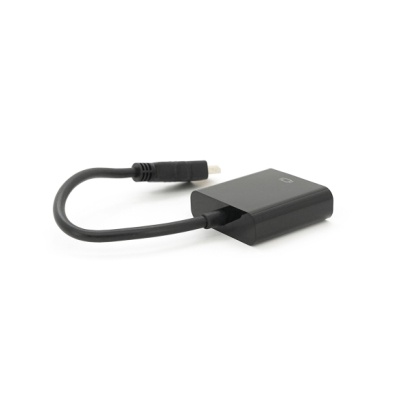 Перехідник HDMI M to VGA F 0.1m 4K/2K black Voltronic (YT-C-HDMI(M)/VGA(F)-B)