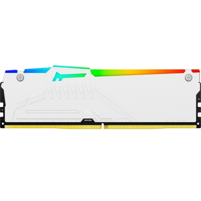 Модуль пам'яті для комп'ютера DDR5 32GB 5600 MHz Beast White RGB Kingston Fury (ex.HyperX) (KF556C36BWEA-32)