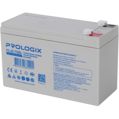 Батарея до ДБЖ Prologix 12V-7Ah GEL (PL12-7GEL)