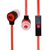 Наушники Xiaomi HF Mi M3 Red with mic (44554)