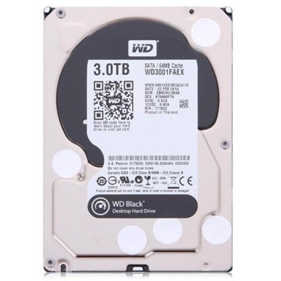Жесткий диск 3.5' 3TB Western Digital (WD3001FAEX)