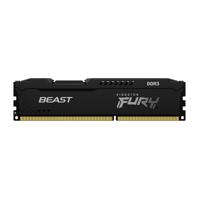 Модуль памяти для компьютера DDR3 4GB 1866 MHz Fury Beast Black Kingston Fury (ex.HyperX) (KF318C10BB/4)