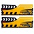 Модуль памяти для компьютера DDR4 16GB (2x8GB) 3200 MHz FORZA Yellow GEIL (GFY416GB3200C16DC)
