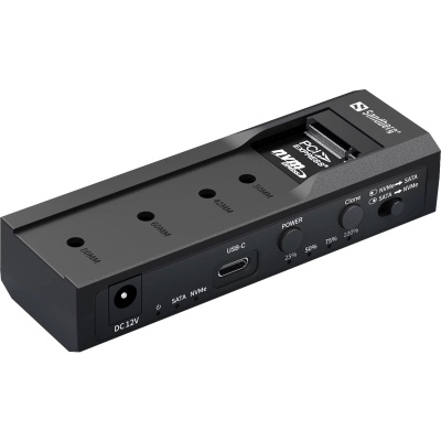 Док-станція Sandberg USB3.2 Type-C toSSD M2/NVMe SATA Cloner & Dock Sandberg (136-49)