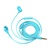 Наушники Trust Duga Mic Neon Blue (22107)