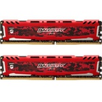 Модуль памяти для компьютера DDR4 16GB (2x8GB) 2666 MHz Ballistix Sport Red MICRON (BLS2K8G4D26BFSE)