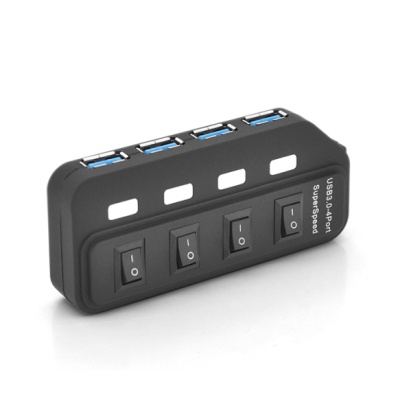 Концентратор Voltronic USB 3.0 to 4xUSB 0.6m with switches (YT-3H4S/2TB)