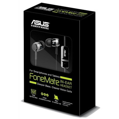 Наушники ASUS FoneMate Black (90YH00N1-B1UA00)