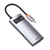 Концентратор Baseus USB-C 4-in-1 3xUSB 3.0 + RJ45 1000Mbps gray (WKWG070113)