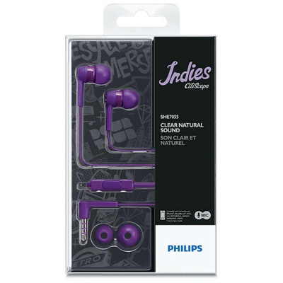 Наушники PHILIPS SHE7055 Purple (SHE7055PP/00)