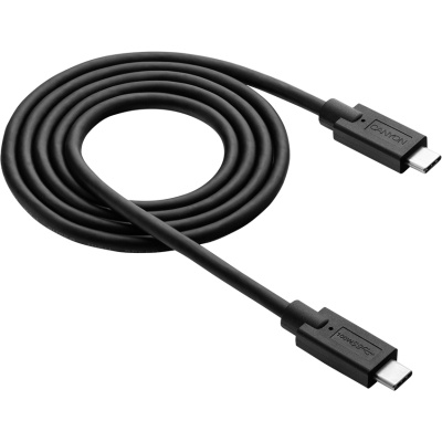 Дата кабель USB-C to USB-C 1.2m 100W 20V/ 5A black Canyon (CNS-USBC9B)