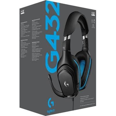 Навушники Logitech G432 7.1 Surround Sound Wired Gaming Headset (981-000770)