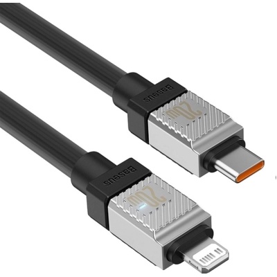 Дата кабель USB-C to Lightning 1.0m CoolPlay Fast Charging 20W black Baseus (CAKW000001)
