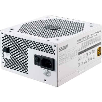 Блок питания CoolerMaster 550W V550 GOLD-V2 WHITE EDITION (MPY-550V-AGBAG-EU)