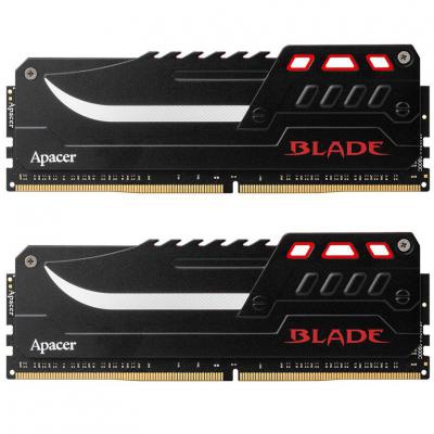 Модуль памяти для компьютера DDR4 32GB (2x16GB) 3000 MHz Blade Fire-Red Apacer (EK.32GAZ.GJDK2)