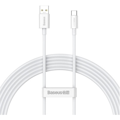 Дата кабель USB 2.0 AM to USB-C 2.0m Superior Fast Charging 60W white Baseus (CAYS001002)