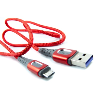 Дата кабель USB 2.0 AM to Micro 5P 1.0m red Dengos (NTK-M-LP-RED)