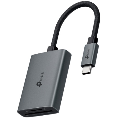 Зчитувач флеш-карт TP-Link USB-C SD + TF silver (UA430C)