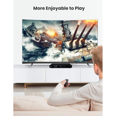 Кабель мультимедійний Optical Toslink 2.0m AV108 black UGREEN (10540)