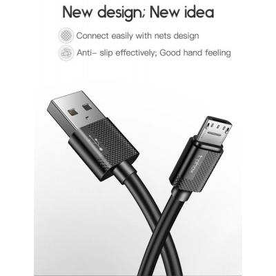 Дата кабель USB 2.0 AM to Micro 5P 0.3m Nets T-M801 White T-PHOX (T-M801(0.3) White)