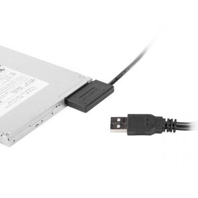 Перехідник USB 2.0 to Slimline SATA 13 pin Cablexpert (A-USATA-01)